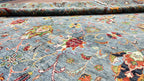 Muted Turquoise Hand-Knotted Afghan Rug | Premium Ghazni Wool