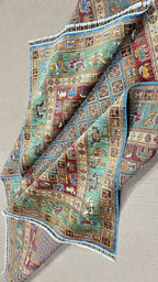 Chobrang Waziri Rug | Multicolor Tribal Wool Area Rug | Hand‑Knotted Afghan | 35×40 Quality | 6′11″ × 10′0″